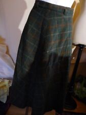Karierter Glockenrock Wollrock Gr.34/36 ungetragen