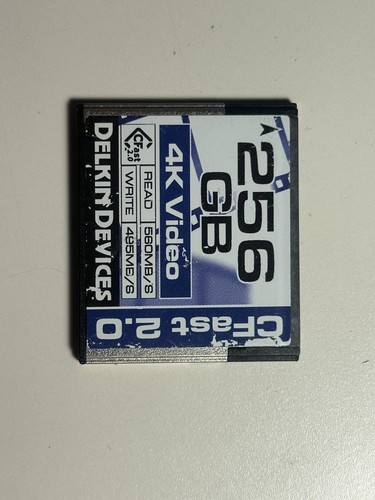 Delkin cinema cfast 256gb - delkin,
