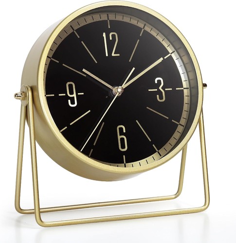 Tischuhr vintage metall leise - vintage,