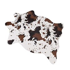 Cut Cow Print Rug 3.6x2.5 Feet