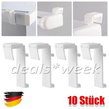 10 Stück Doppelrollo Duo Rollos Klemmträger ohne Bohren Fenster Tür Klemm Halter