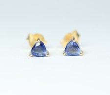 2 x Ohrstecker Tansanit / 925