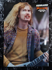DAVE MUSTAINE ( MEGADETH ) .. ' 9 3 .. on stage   .. * Poster * Made in England