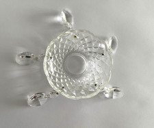 alte Kristall Glas Tropfschale