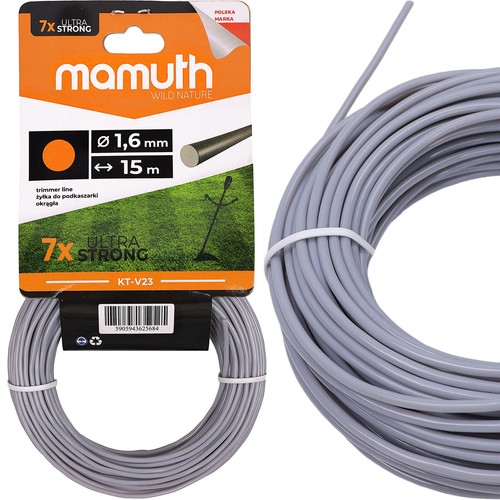 Mähfaden 6mm 15m rund - 15m,