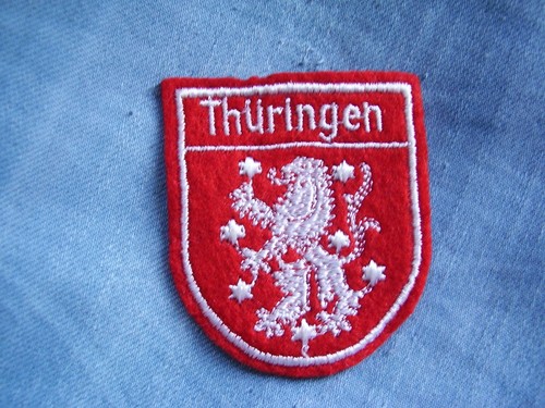 Aufnäher thüringen wappen - aufnäher,