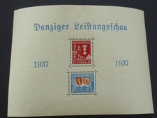 Danzig Block 3  mit Falz