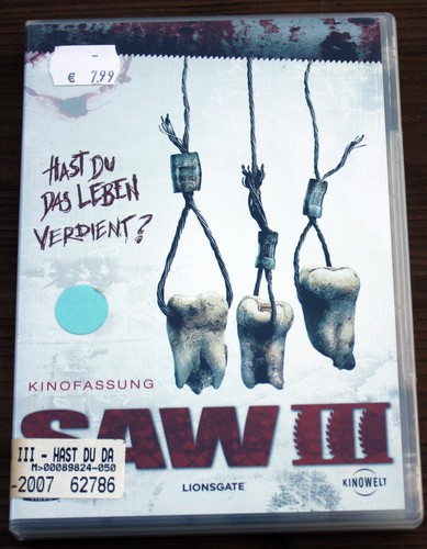 Saw iii kinofassung dvd - iii, 3