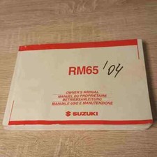SUZUKI RM65 (K4) 2004 99011-11A51-01R Handbuch gebraucht Fahrer Anleitung
