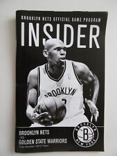 Zeitschrift Insider Brooklyn Nets vs Golden State Warriors New York 2012