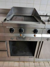 MKN 25822 Grillplatte Bräter Bratplatte Grill Griddelplatte Edelstahl VA 7,5 kW