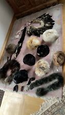 Konvolut 15tlg Echt Pelz Nerz Usw Schal Muff Brosche Stola Hut Usw
