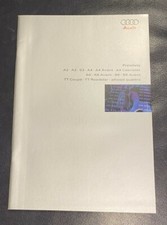 AUDI  PREISE Preisliste  A2 A3 A4  A6 S6 TT Allroad ...Prospekt  2001  2002 2003