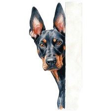 5x sticker Doberman car