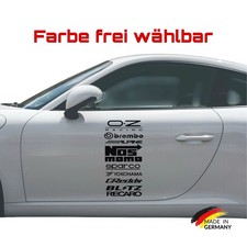 Auto Wunschsponsoren Aufkleber Sponsoren Tuning Sticker Sport Decal Set 23cm #18
