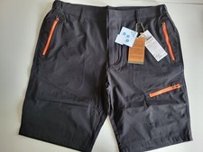 Herren MTB Freizeit Shorts Stretch Kurze Fahrradhose ohne Sitzpolster Schwarz