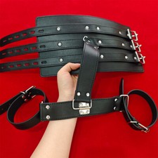 PU Leather Bondage Handcuffs