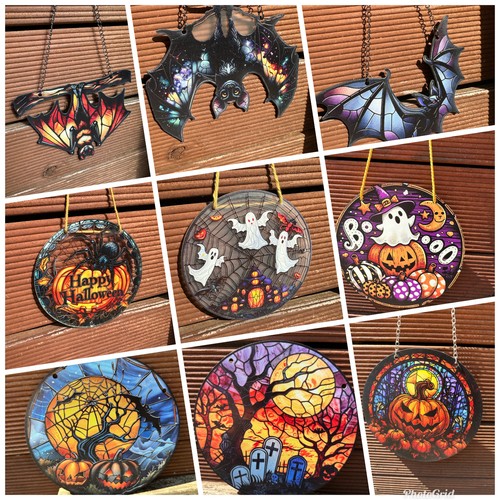 Halloween fensterbild - halloween,