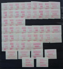 (W1.17) Australien Automatenmarken 37   51 ATM verschieden Nummer **