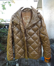 Steppjacke Gr. M  Damen Jacke honiggold bronce- mit abnehmbarer Kapuze