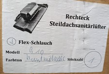 Rhedach Sanitärlüfter f. Nelskamp G10 Buntmetallic