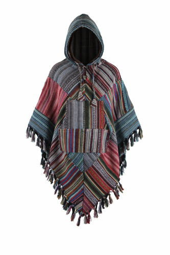 Boho damen herren poncho - damen, mit
