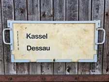 Zuglaufschild aus PVC,  Kassel