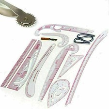 Schneiderlineal Bekleidung Kurve Lineal Ärmel Knopf Patchwork Zubehör Set 11TLG