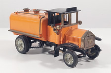 ZISS-Modell - MAN erster Diesel Lastwagen 1923/24 - Tankwagen-orange-Oldtimer