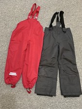 Happy Kids Matschhose? Rot/Schwarz? Mädchen Gr. 110/116