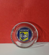 Alter MICHELIN Reifen Bibendum Glas Automobile Oldtimer Aschenbecher Rarität