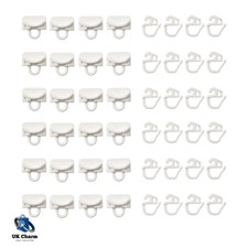 24x IKEA VIDGA Gleiterhaken Gardinenschiene Schienenkufen für Aufhängesystem