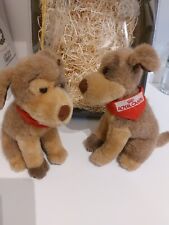 Royal Canin Stofftier Hund Plüschtier Dog Werbefigur sitzend Stoffhund 2 Stück