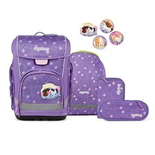 Schulranzen Mädchen Ergobag CUBO LIGHT PonyBäradies 5-teiliges Set Schultasche