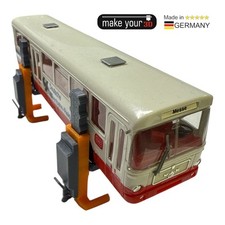 Spur H0 1:87  4 Stk. Bus LKW Hebebühne | Mobile und Stationäre Hebebühne