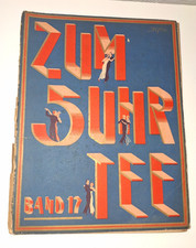 altes Notenheft " Zum 5 Uhr Tee " Band 17, 19 Lieder für Gesang und Klavier