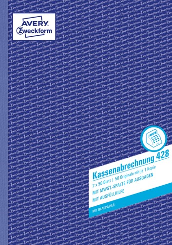 Zweckform kassenabrechnung - 2x,