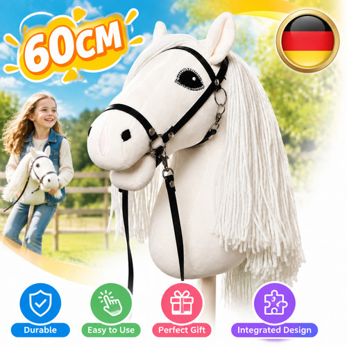 Steckenpferd plüsch mit - plüsch,