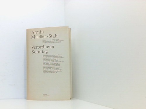 Verordneter sonntag armin - sonntag,