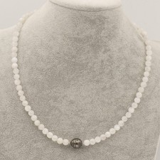 Kette mit Mondstein Perlen 6