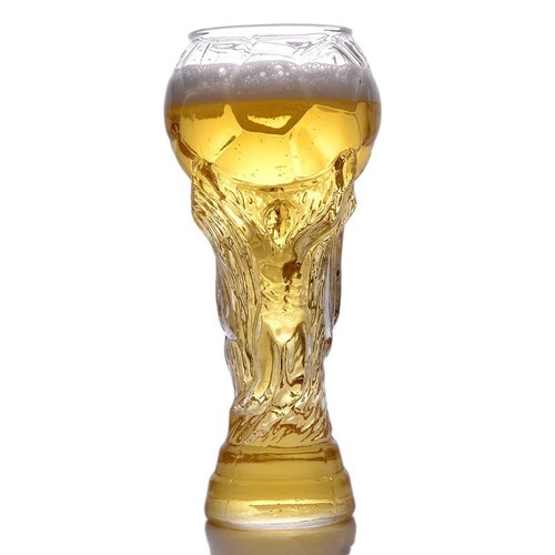 Fußball trophäe bier - trophäe, glas