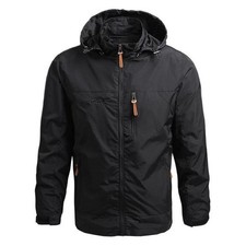 Herren Windjacke Windbreaker Regenjacke Wasserdicht Atmungsaktiv Softshell Jacke