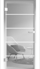 NEU - Glastür 8 mm ESG Modell