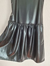 NEUE gut glänzendes Sexy Lycra ? Spaghettiträger - MINIKLEID GoGo schw. Gr. S/M