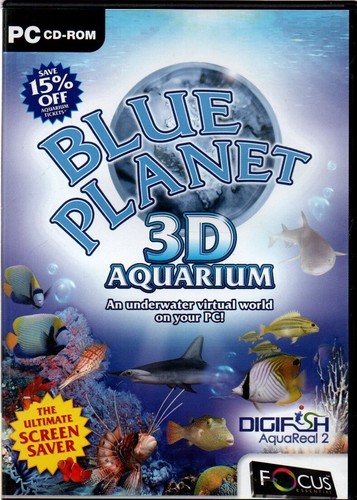 Blue planet aquarium pc - blue, (pc