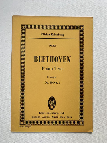 Noten beethoven piano trio - .,