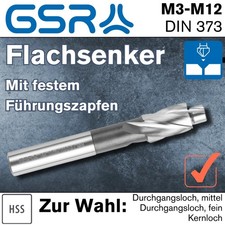 Gsr flachsenker hss din373 - gsr,