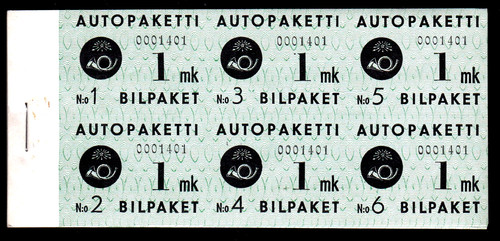 Finnland auto paketmarke - finnland, 1