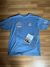2009 Rallye Dakar Shirt signiert Giniel de Villiers & Dirk von Zitzewitz + Pass