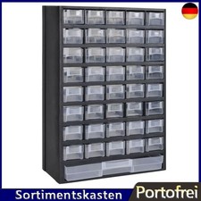 Sortierkasten Sortimentsboxen Schubladen Kleinteilemagazin Plastik 41 Fach Box